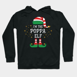 I'm The Poppie Elf Matching Family Christmas Pajama Hoodie